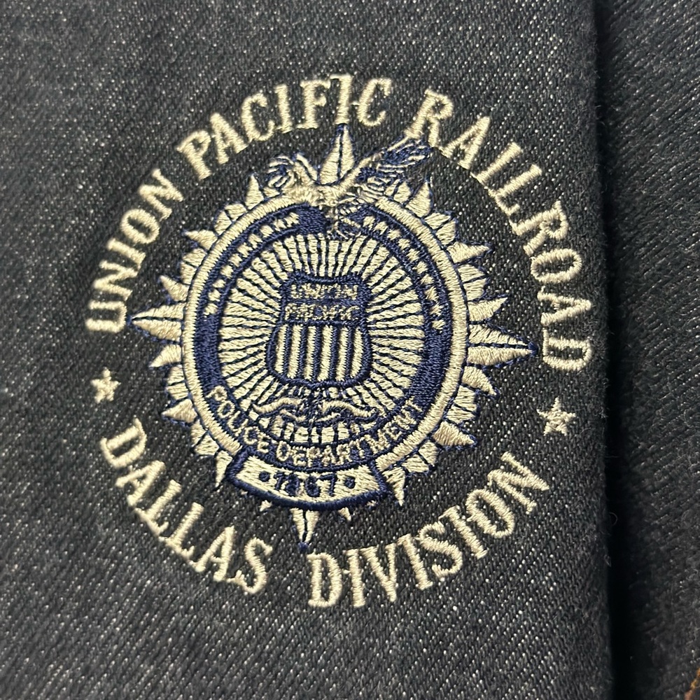 Men’s coat, Pacific Railroad, Police Department